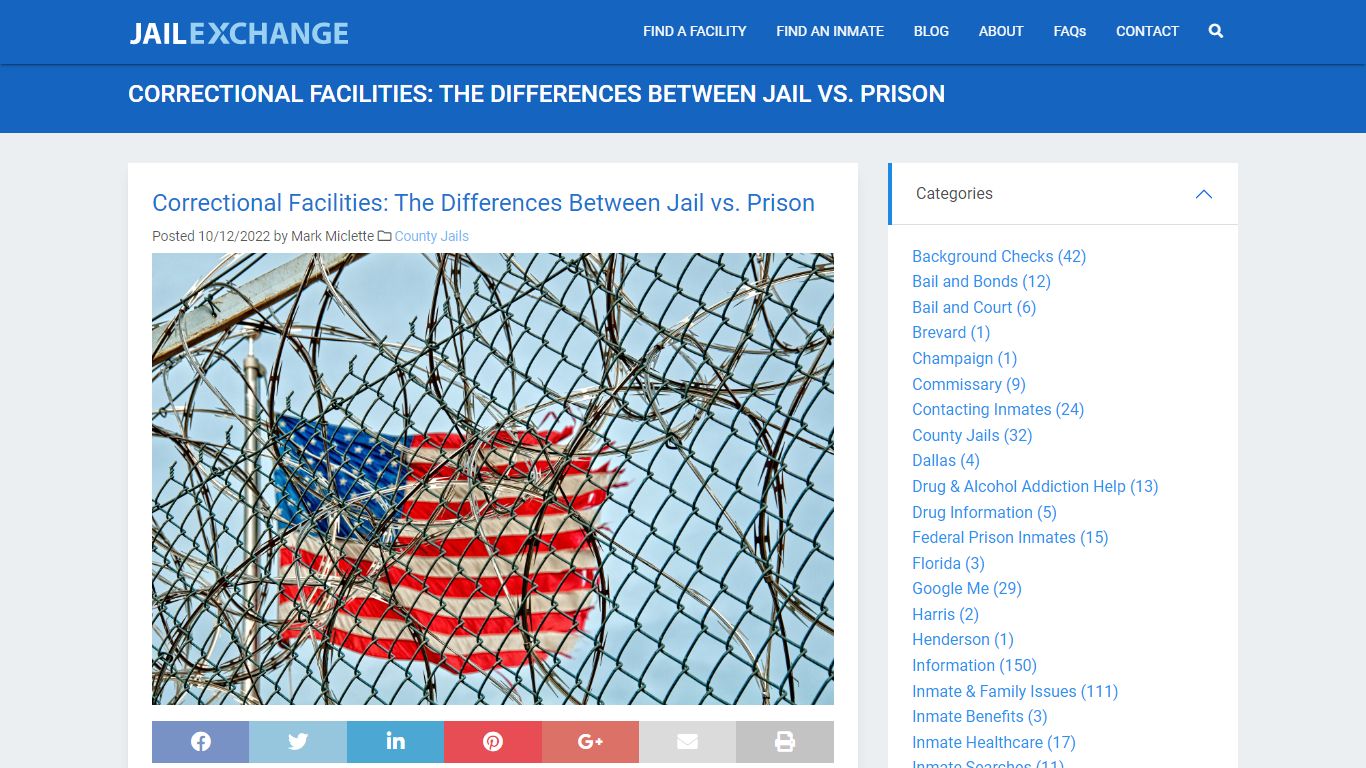 Correctional Facilities: The Differences Between Jail vs. Prison